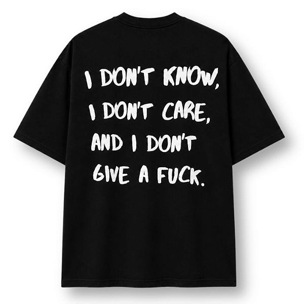 Camiseta Vandal Core - I Don't Give A Fuck