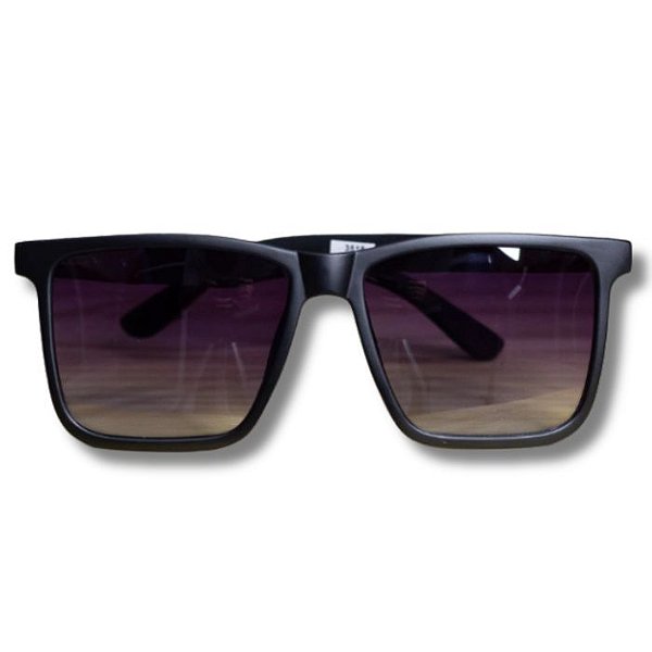 Óculos de Sol Quadrado Preto/Vermelho Fosco Bang Life