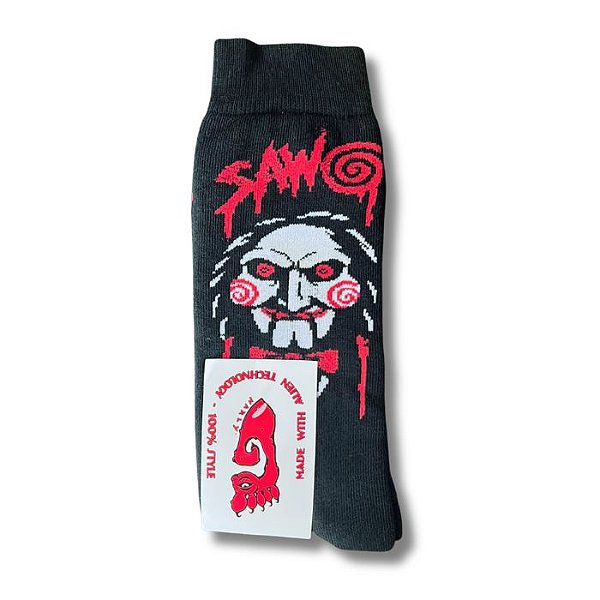 Meia Gnarly Foot JigSaw Jogos Mortais