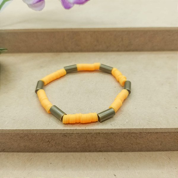 Pulseira Amarela e Ouro Velho