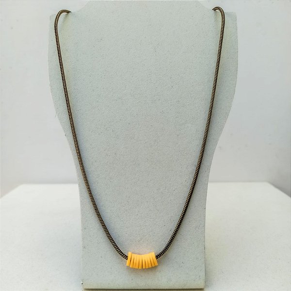Colar Ouro Velho Minimalista