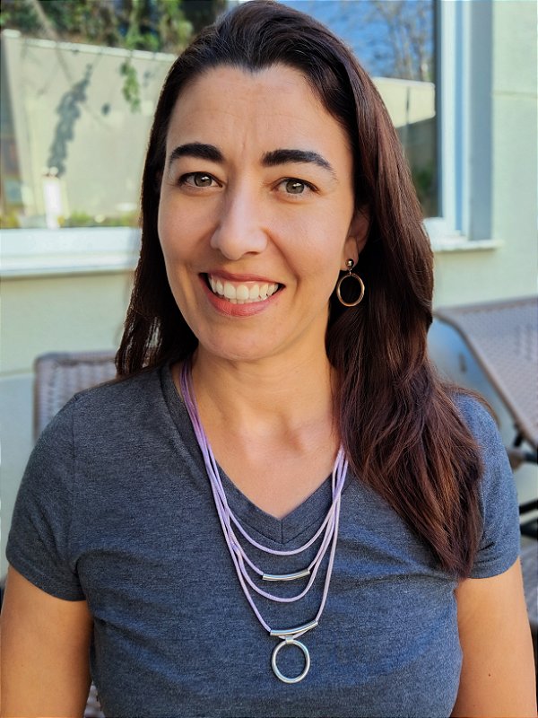 Colar 4 Voltas Lilás