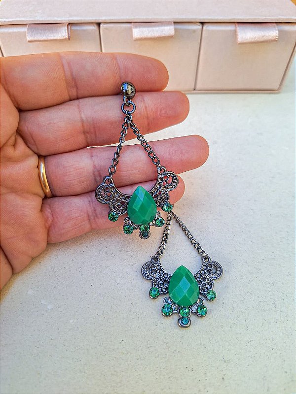 Brinco Maxi Grafite Pedraria