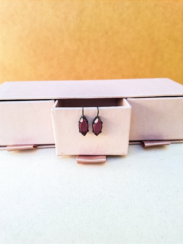 Brinco Grafite Gancho Amestista