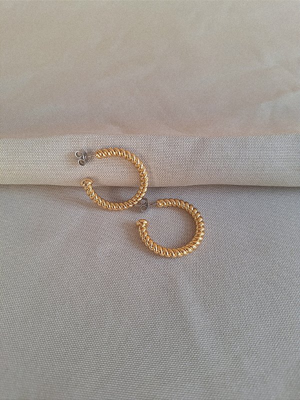 Brinco Argola Dourada