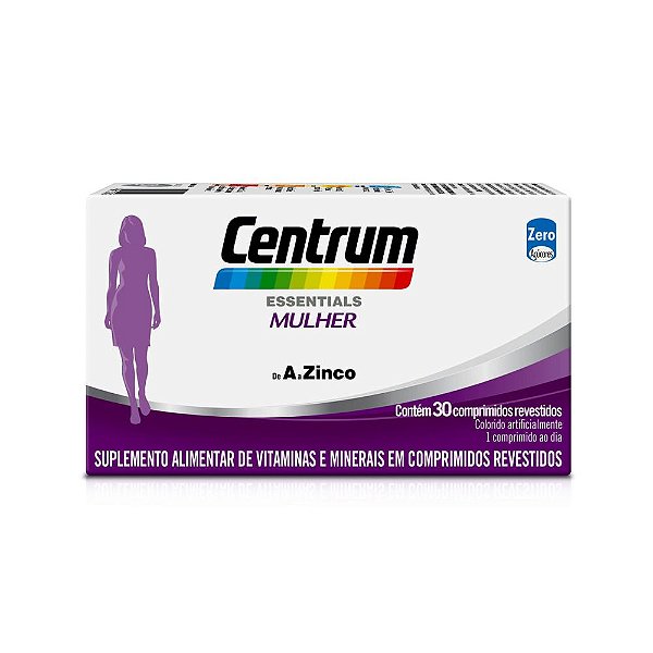 Centrum Mulher Essentials 30 Cp Vitaminas e Minerais De A a Z
