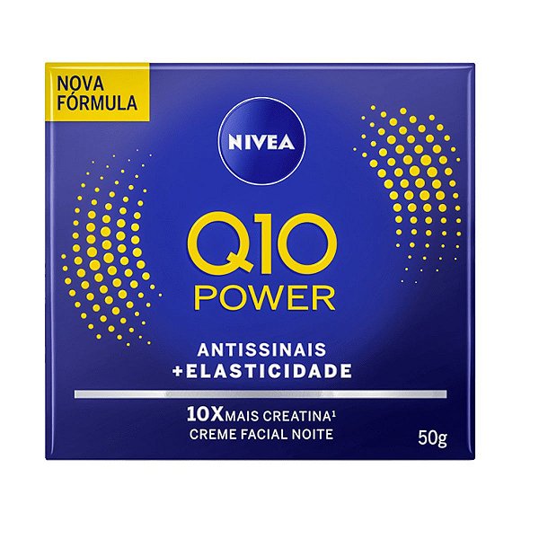 Creme Facial Nivea Q10 Power Noite Antissinais 50g