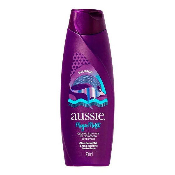 Shampoo Aussie Mega Moist Hidratação 360ml