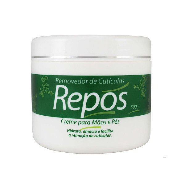 Creme Amaciante Removedor De Cutículas Mãos e Pés Repos 500g