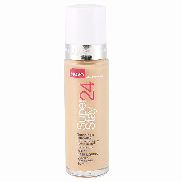 Base Maybelline Superstay 24h 30 Classic Ivory Light Oil Free 30ml