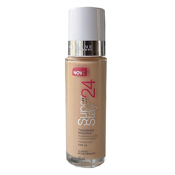 Base Maybelline Superstay 24h 60 Classic Beige Medium Oil Free 30ml