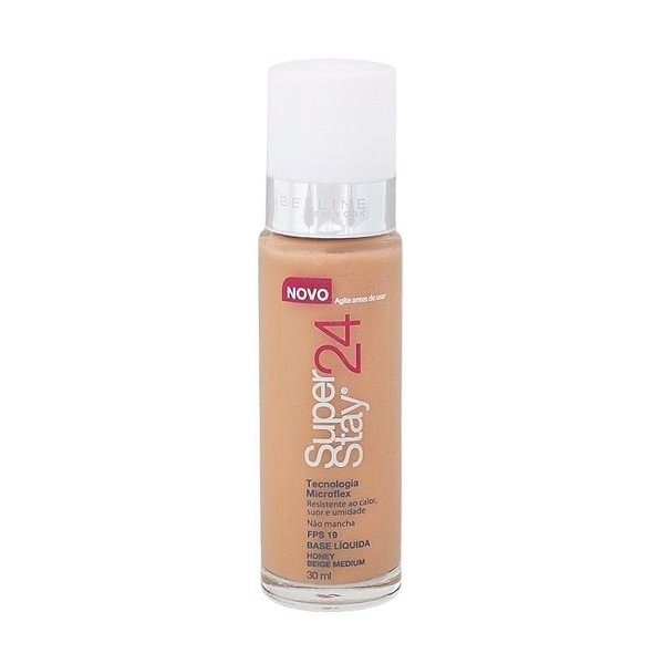 Base Maybelline Superstay 24h 100 Honey Beige Medium Oil Free 30ml