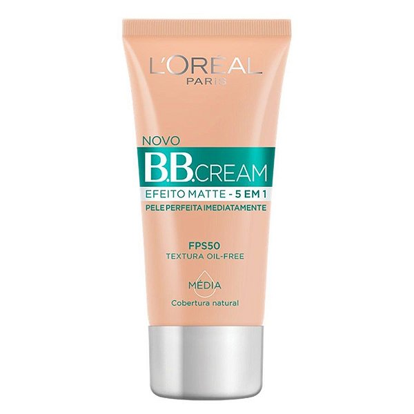 Loreal Base BB Cream Média Efeito Matte Natural FPS50 30ml