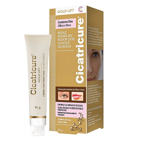Cicatricure Gold Lift Olhos E Boca Creme Antirrugas e Bolsas 15g