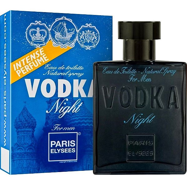 Perfume Vodka Night Eau de Toilette Masculino Paris Elysees 100ml
