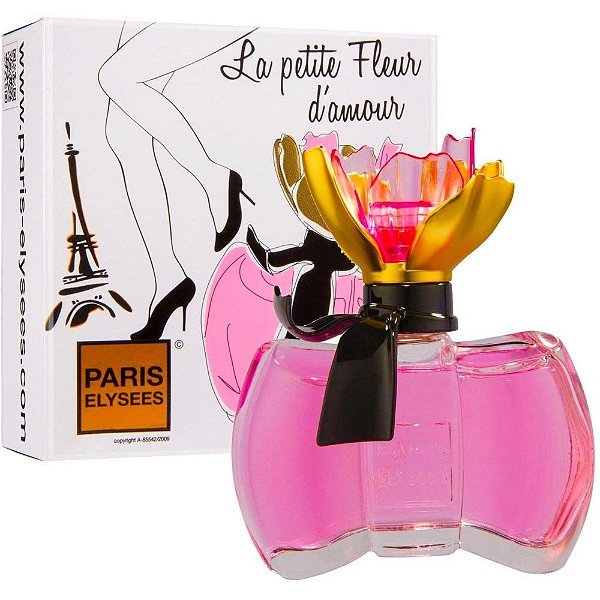 Perfume La Petite Fleur D'Amour Eau de Toilette Feminino Paris Elysees 100ml