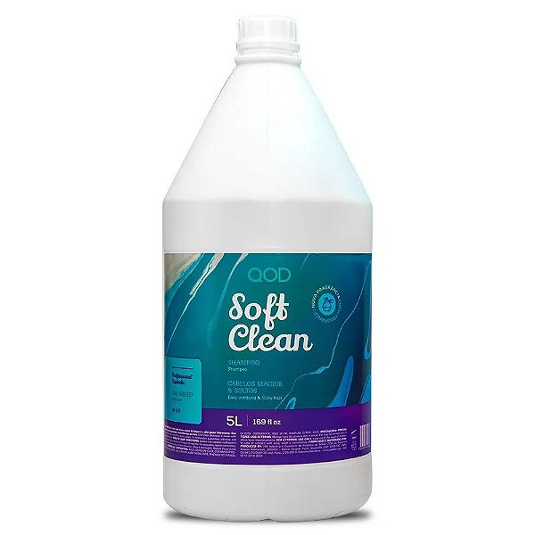 Shampoo Desembaraçante Soft Clean Galão Qod Professional 5 Litros