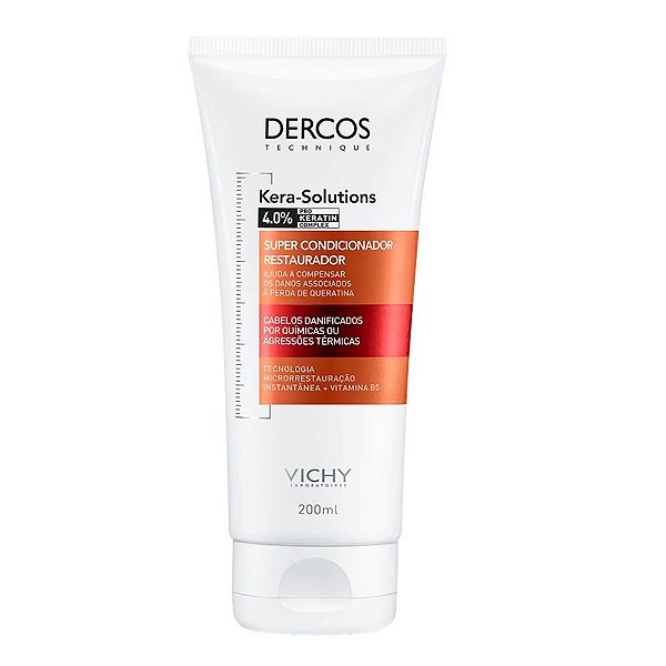 Vichy Dercos Kera Solutions Super Condicionador Restaurador 200ml