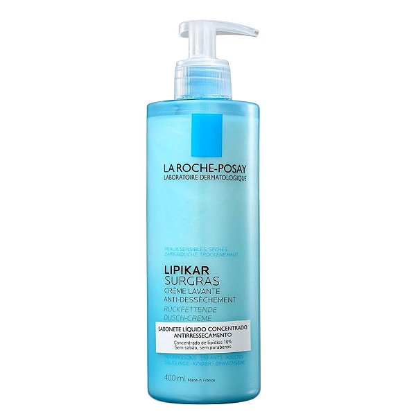 Lipikar Surgrass Sabonete Líquido Antirressecamento La Roche-posay 400ml