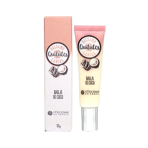 Hidratante Labial Bala de Coco Brilho e Aroma Quitutes L'Occitane 10g