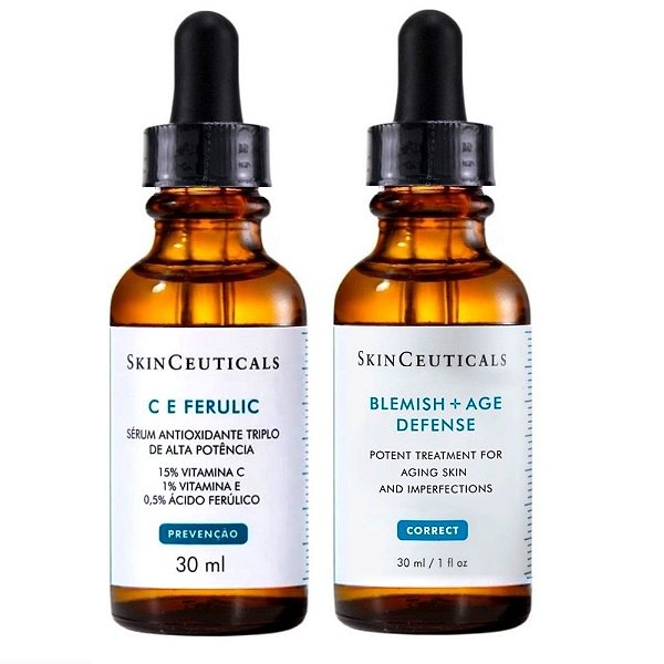 Kit Skinceuticals CE Ferulic 30ml + Blemish Age Defense 30ml