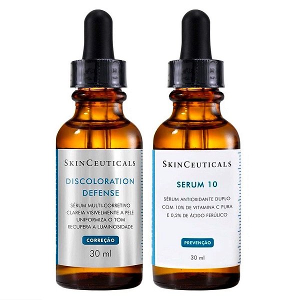 Kit Skinceuticals Serum 10 30ml + Discoloration Defense 30ml