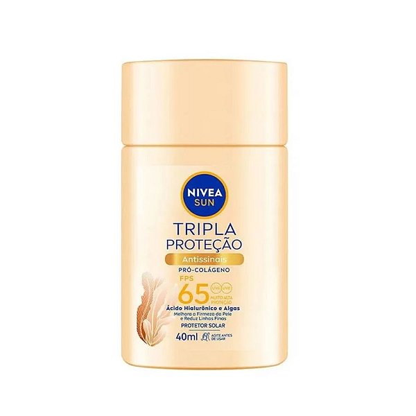 Protetor Solar Facial Nivea SUN FPS65 Antissinais e Firmador 40ml