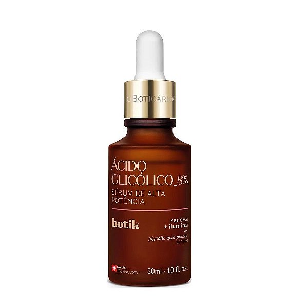 Botik Sérum Ácido Glicólico 8% Alta Potência Boticário 30ml