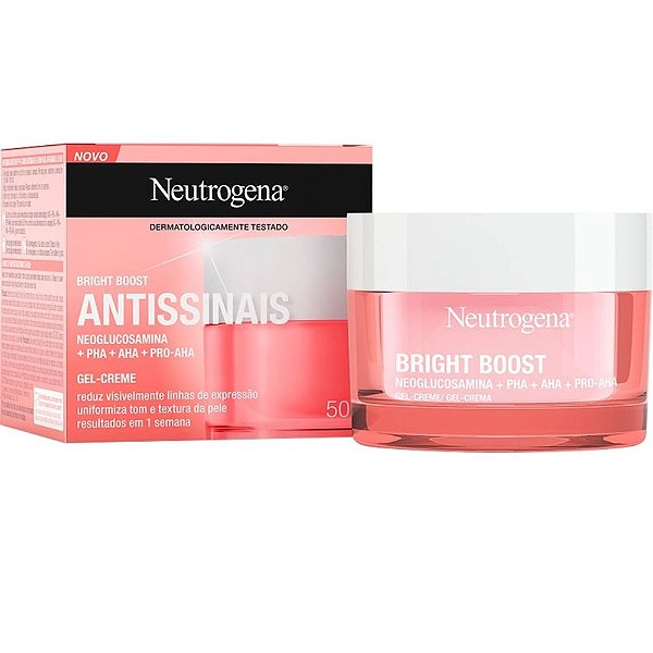 Hidratante Facial Oil Free Neutrogena Bright Boost Antissinais 50g