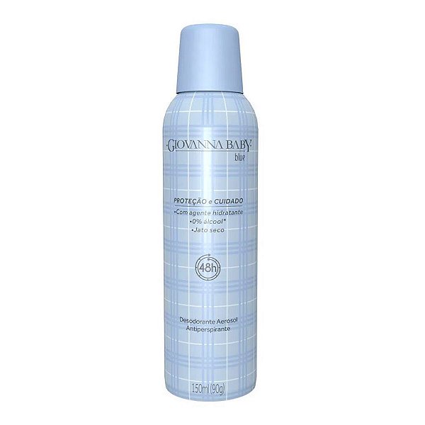 Desodorante Giovanna Baby Blue Sem Álcool Aerosol 150ml