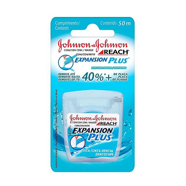Fita Dental Johnson & Johnson Reach Expansion Plus 50m