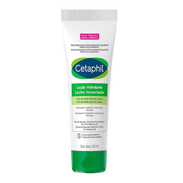 Cetaphil Loção Hidratante Rosto e Corpo Hipoalergênico 200ml