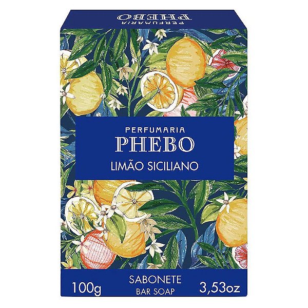 Sabonete Phebo Limão Siciliano Cremoso Barra 100g