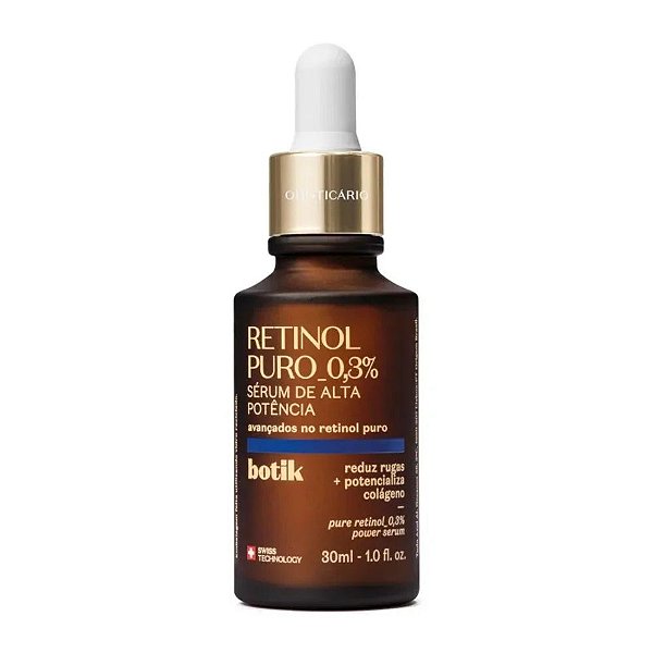 Botik Sérum Retinol Puro 0,3% Alta Potência Boticário 30ml
