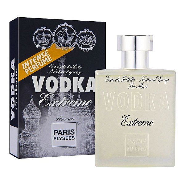 Perfume Vodka Extreme Eau de Toilette Masculino Paris Elysees 100ml