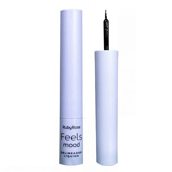 Delineador Líquido Feels Mood Preto Ruby Rose 2ml