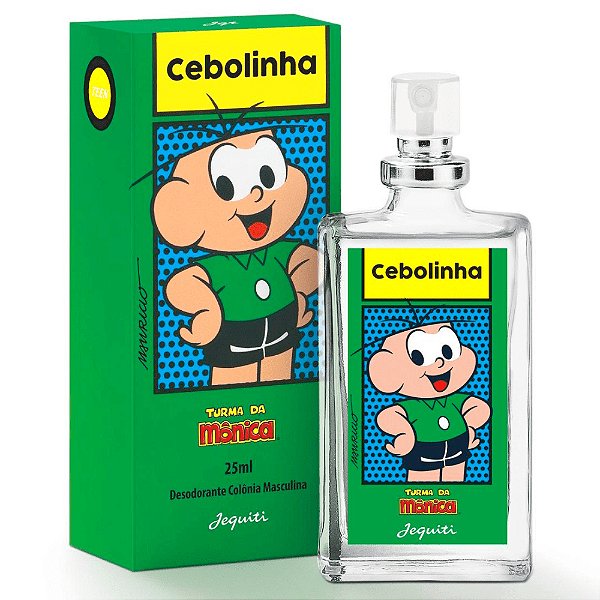 Perfume Infantil Turma da Mônica Cebolinha Colônia Masculina Jequiti 25ml