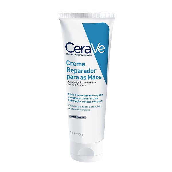 Creme Reparador Para Mãos Secas e Ásperas Cerave 100g