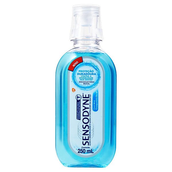 Enxaguante Bucal Sensodyne Cool Mint Proteção Duradoura 250ml