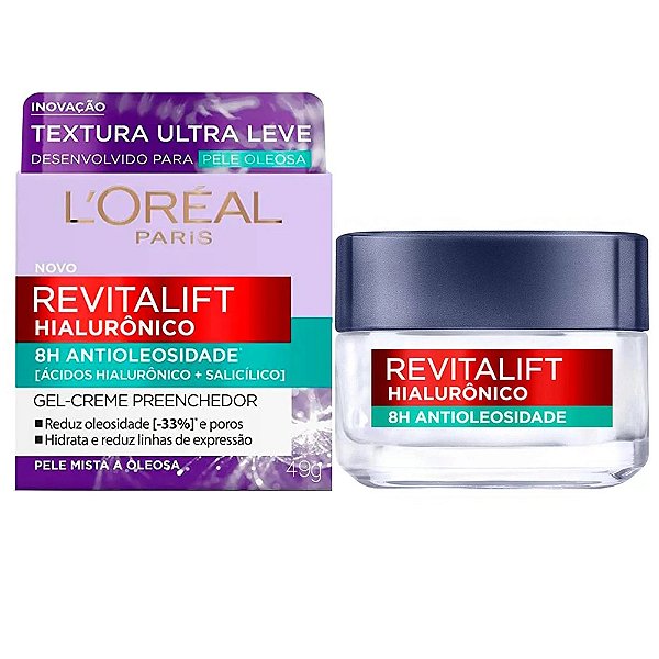 Revitalift Hialurônico 8h Antioleosidade Preenchedor 49g