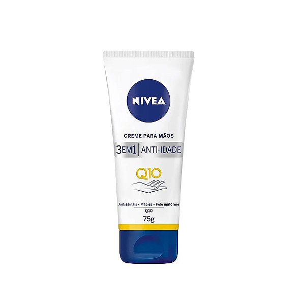 Creme Para as Mãos Nivea Q10 Anti Idade 3 Em 1 75g