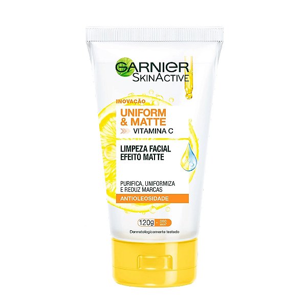 Sanonete de Limpeza Vitamina C Efeito Matte Garnier 120g