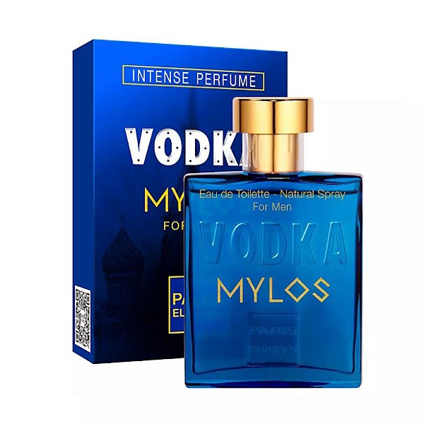 Perfume Vodka Mylos Eau de Toilette Masculino Paris Elysees 100ml