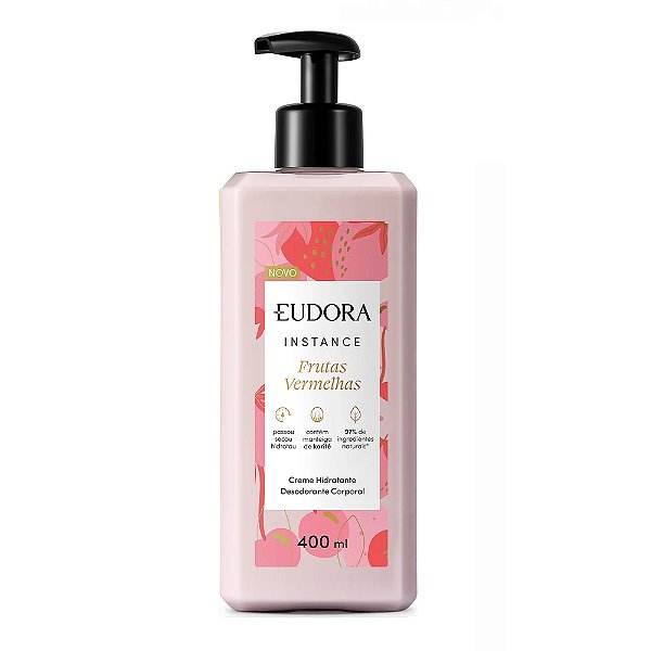 Hidratante Eudora Instance Frutas Vermelhas 400ml