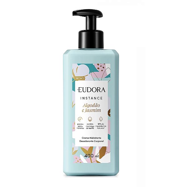 Hidratante Eudora Instance Algodão e Jasmim 400ml