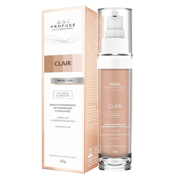 Profuse Clair Gel Creme Clareador FPS 25 30g
