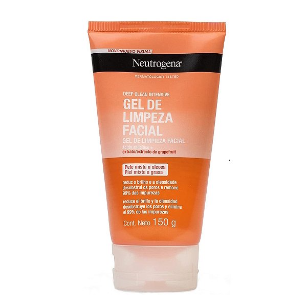 Neutrogena Gel de Limpeza Facial Pele Mista a Oleosa 150g