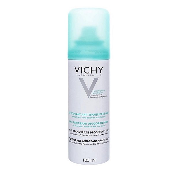 Desodorante Vichy Aerosol 48h Spray Sem Álcool 125ml