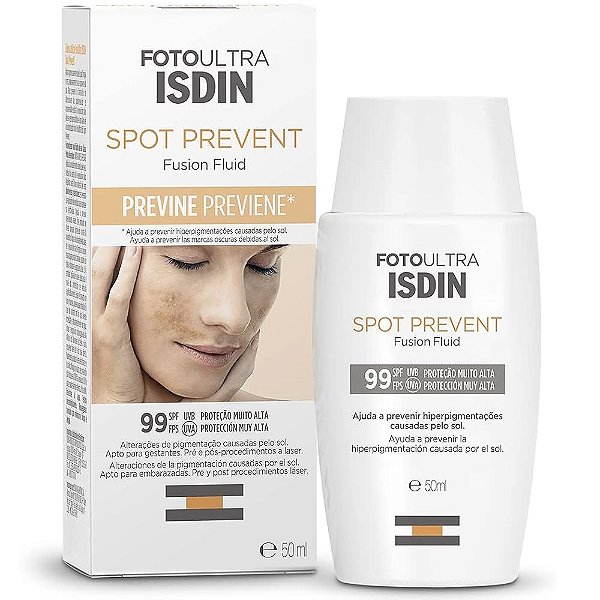Protetor Solar Isdin Spot Prevent Fusion Fluid Fps 99 50ml