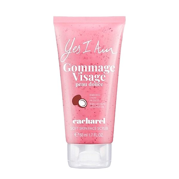 Esfoliante Facial Cacharel Yes I Am Com Óleo de Coco 50ml
